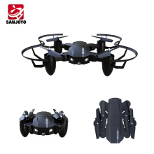 Gravity sensor folding drone altitude hold 0.3MP wifi camera drone trajectory flight 3D flip quadcopter with led light SJY-39C